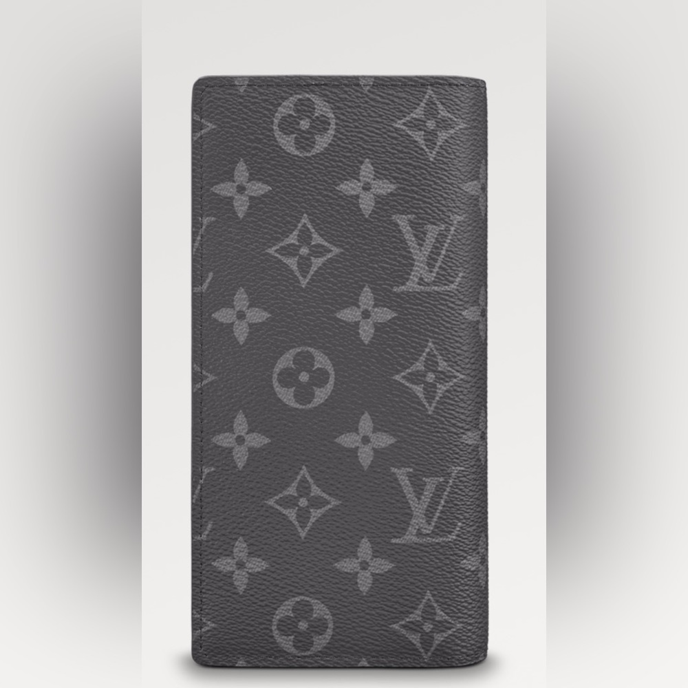 Brand new Authentic Louis Vuitton Brazza wallet in eclipse print !